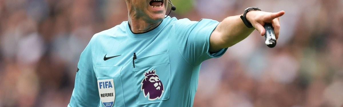 安东尼-泰勒此前曾4次执法曼市德比，曼城战绩为1胜3负